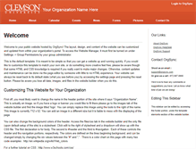 Tablet Screenshot of clemson.orgsync.com