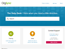 Tablet Screenshot of help.orgsync.com