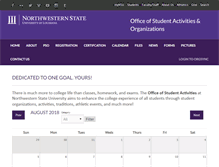 Tablet Screenshot of nsula.orgsync.com